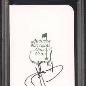 Cameron Smith Signed Masters Scorecard PSA AUTO Augusta National Golf Club LIV