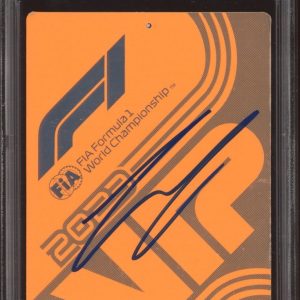 Liam Lawson Signed 2023 Dutch Grand Prix F1 DEBUT Ticket Pass PSA GEM MT 10 AUTO