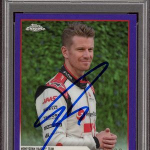 2023 Topps Chrome F1 #47 Nico Hulkenberg Purple Refractor /399 PSA GEM 10 AUTO