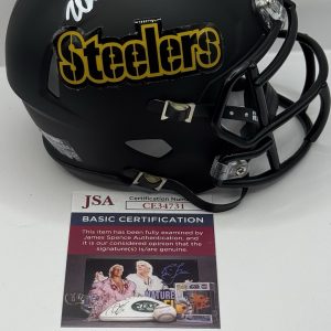 Will Howard Signed Autographed Pittsburgh Steelers Mini Helmet JSA COA