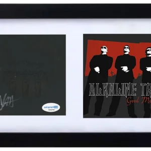 Alkaline Trio Matt Skiba Signed Autograph Good Mourning Framed CD Cover ACOA COA