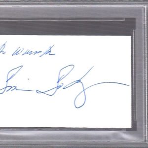 SONIA SOTOMAYOR HAND SIGNED CUT SIGNATURE          SC JUSTICE        PSA SLABBED