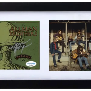 Warren Haynes Allman Brothers Band Signed Autograph Dreams CD Cover Framed ACOA