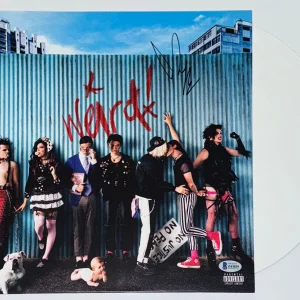 YUNGBLUD Weird! Signed Autograph Record Album White Colored Vinyl LP Beckett COA