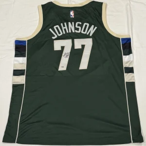 AJ Johnson Signed Autographed Milwaukee Bucks Jersey PSA/DNA COA