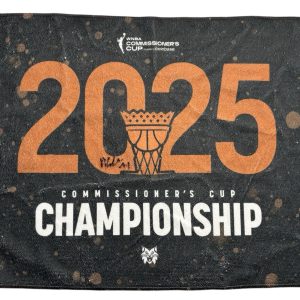 Napheesa Collier Signed 2025 Minnesota Lynx WNBA Commisioners Cup Towel 7/1/2025