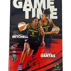 Aliyah Boston Signed Indiana Fever Game Time Program 6/14/25 Auto 10 Pts 11 Rebs
