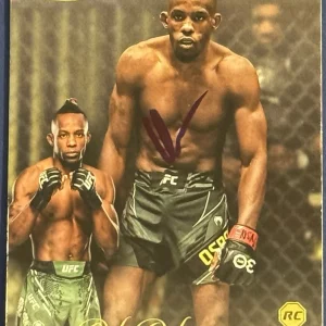 Ode Osbourne Signed 2024 Topps Gold Label UFC Rookie Card BAS Beckett COA