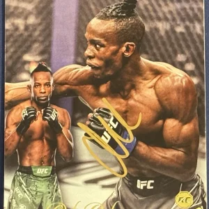 Ode Osbourne Signed 2024 Topps Gold Label UFC Rookie Card BAS Beckett COA