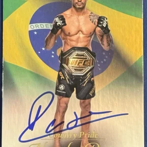 Alexandre Pantoja Signed 2024 Topps Gold Label Country UFC Card BAS Beckett COA