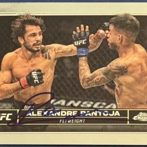 Alexandre Pantoja Signed 2024 Topps Chrome UFC Card BAS Beckett COA
