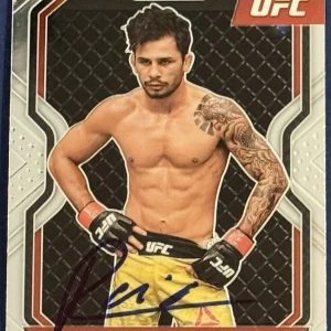 Alexandre Pantoja Signed 2021 Panini Prizm UFC Card BAS Beckett COA