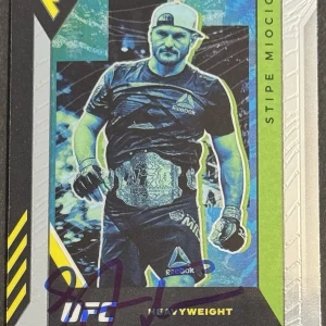 Stipe Miocic Signed 2022 Panini Chronicles Flux Base UFC Card BAS Beckett COA