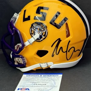 Theo Von Signed Autographed LSU Tigers Mini Helmet PSA/DNA COA