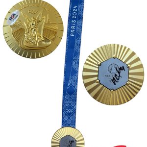 Napheesa Collier Signed 2024 Paris Olympics Team USA Gold Medal PSA AUTO #11