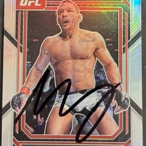 Michael Chandler Signed 2023 Panini Prizm Silver Base UFC Card Beckett