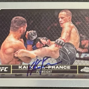 Kai Kara- France Signed 2024 Topps Chrome Base UFC Card BAS Beckett COA