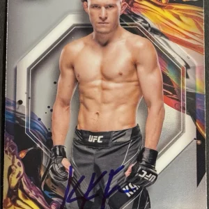 Kai Kara- France Signed 2024 Topps Finest Uncommon Base UFC Card BAS Beckett