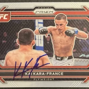 Kai Kara- France Signed 2023 Panini Prizm Base UFC Card BAS Beckett