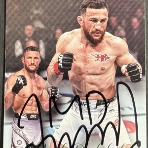 Merab Dvalishvili Signed 2024 Topps Gold Label Base UFC Card BAS Beckett