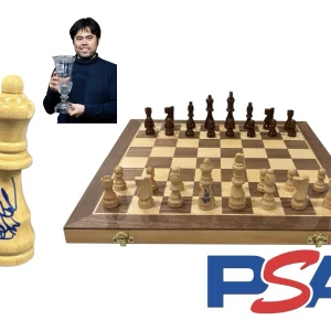 Hikaru Nakamura Signed Autograph Queen Chess Piece Grandmaster Champion PSA AUTO