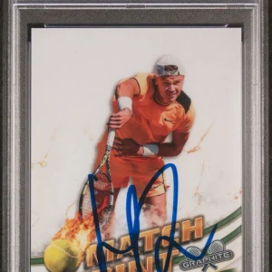 2024 Topps Graphite Holger Rune Match Point SSP Case Hit Auto PSA GEM MT 10/10