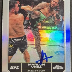 Marlon Chito Vera Signed 2024 Topps Chrome Refractor Base UFC Card BAS Beckett