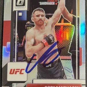 Cory Sandhagen Signed 2023 Donruss Optic Silver UFC Card BAS Beckett On Card