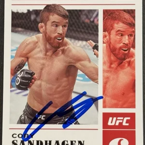 Cory Sandhagen Signed 2023 Panini Chronicles Base UFC Card BAS Beckett On Card