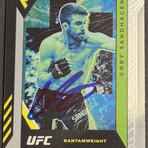 Cory Sandhagen Signed 2022 Panini Chronicles Flux UFC Card BAS Beckett On Card