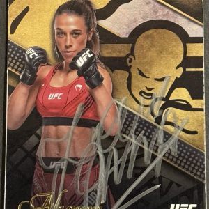 Joanna Jedrzejczyk Signed 2024 Topps Gold Label Alumni UFC Base Card BAS Beckett