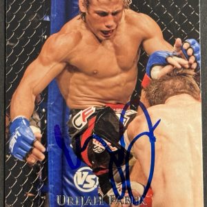 Urijah Faber Signed 2011 Topps WEC UFC Base Card BAS Beckett On Card
