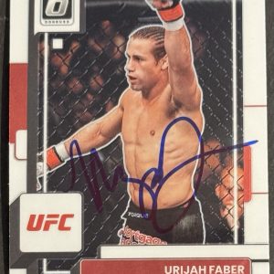 Urijah Faber Signed 2023 Donruss Optic UFC Base Card BAS Beckett On Card