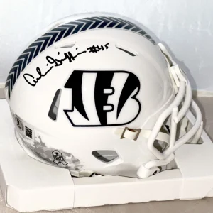 Archie Griffin signed Cincinnati Bengals Salute To Service mini helmet Beckett