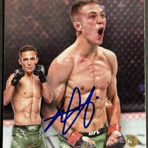 Cameron Saaiman Signed 2024 Topps Gold Label UFC Base Card BAS Beckett On Card