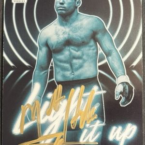 Matt Hughes Signed 2023 Donruss Optic Light It Up UFC Card BAS Beckett On Card
