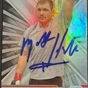 Matt Hughes Signed 2022 Panini Chronicles XR UFC Card BAS Beckett On Card