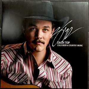 Zach Top Signed Autographed “Cold Beer & Country Music Vinyl Album JSA COA