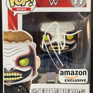 Bray Wyatt The Fiend Signed Autographed WWE Funko Pop Vinyl JSA