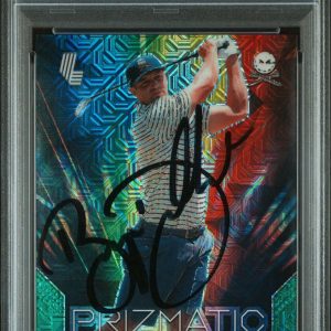 2024 Prizm LIV Golf Bryson DeChambeau Prizmatic Green Mojo Auto /54 PSA 10/10