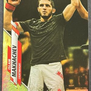 2020 Topps UFC ISLAM MAKHACHEV #26 RAINBOW FOIL SP