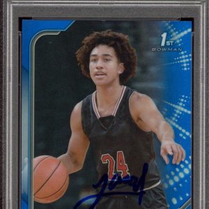 2022 Bowman U #66 Jared McCain Signed 1st Blue Refractor /199 PSA GEM 10 AUTO