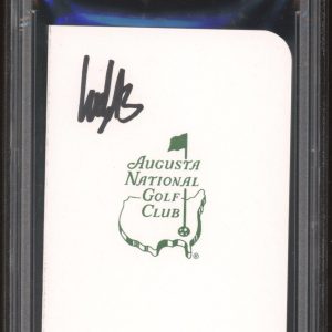 Ludvig Aberg Signed Masters Scorecard PSA GEM MINT 10 AUTO Augusta National Golf