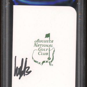 Ludvig Aberg Signed Masters Scorecard PSA GEM MINT 10 AUTO Augusta National Golf