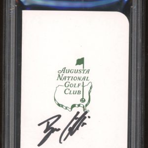 Ben Griffin Signed Masters Scorecard PSA AUTO Augusta National Golf Club PGA