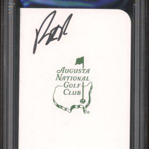 Patrick Reed Signed Augusta Masters Scorecard PSA GEM MT 10 AUTO 2018 CHAMPION