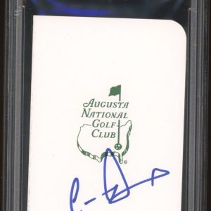 Cam Davis Signed Augusta Masters Golf Scorecard PSA/DNA GEM MINT 10 AUTO PGA