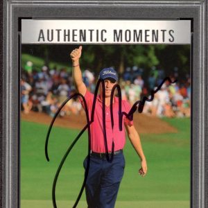 2021 Upper Deck SP Authentic Golf #51 Justin Thomas Signed Rookie Card PSA AUTO