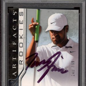 2021 UD Artifacts Golf #70 Tony Finau Signed Rookie /999 PSA GEM MT 10 AUTO RC