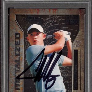 2021 Metal Universe Champions #130 Collin Morikawa Signed Rookie Card PSA AUTO